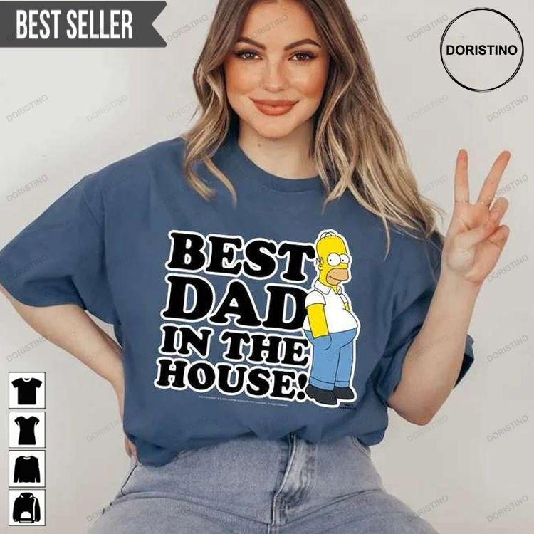 The Simpsons Homer Best Dad In The House Short-sleeve Tshirt The Simpsons Homer Best Dad In The House Short-sleeve Tshirt