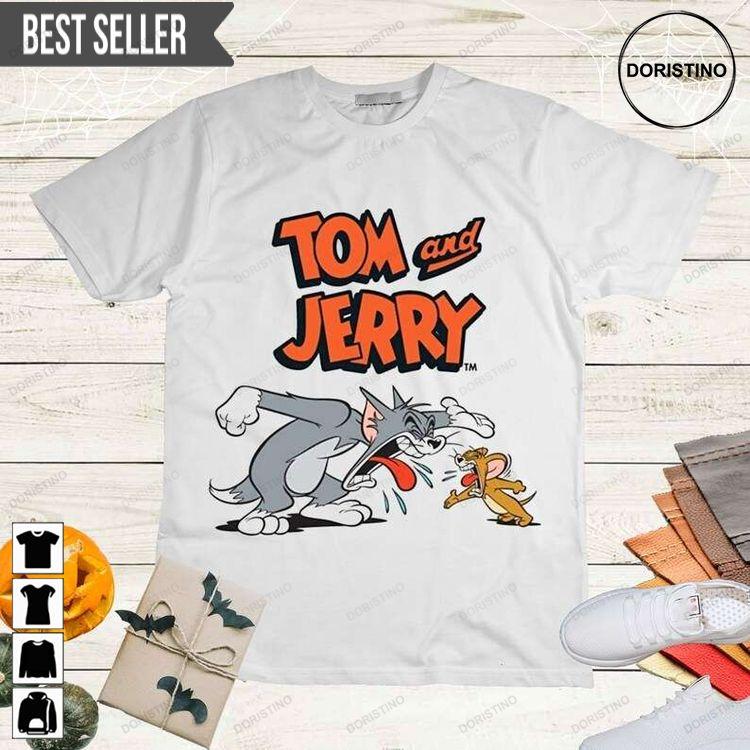 Tom And Jerry Cartoon Short-sleeve Tshirt Tom And Jerry Cartoon Short-sleeve Tshirt