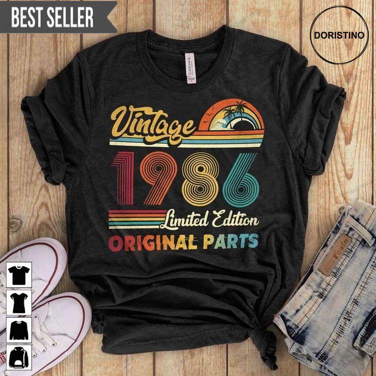 Vintage 1986 Birthday 36 Birthday Shirt Vintage 1986 Birthday 36 Birthday Shirt