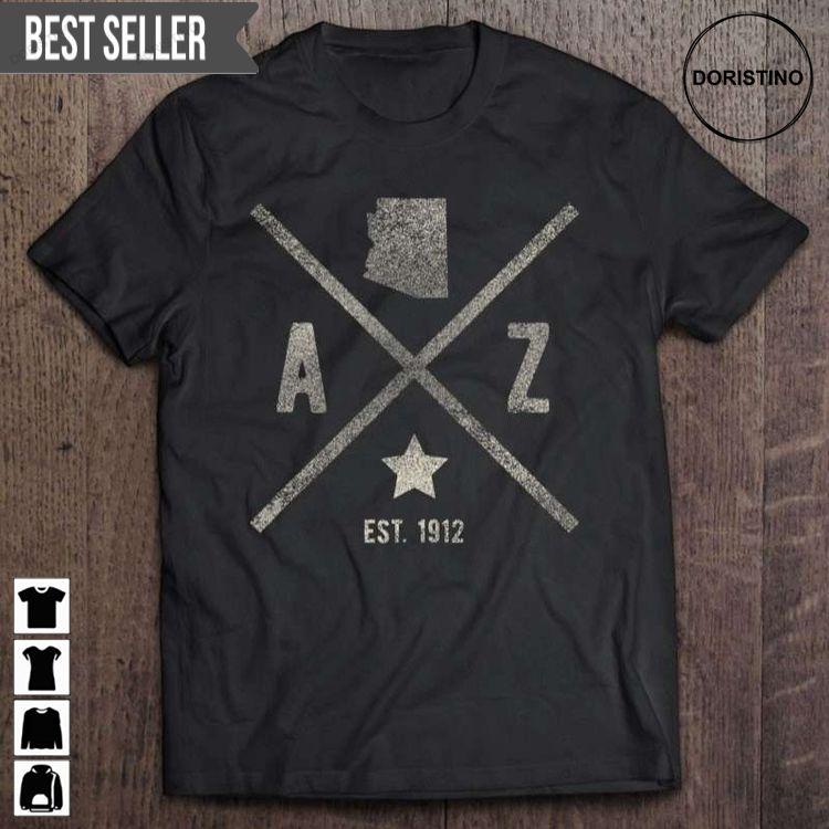 Vintage Arizona Home State Outline Az Map Silhouette Unisex Awesome Shirt Vintage Arizona Home State Outline Az Map Silhouette Unisex Awesome Shirt