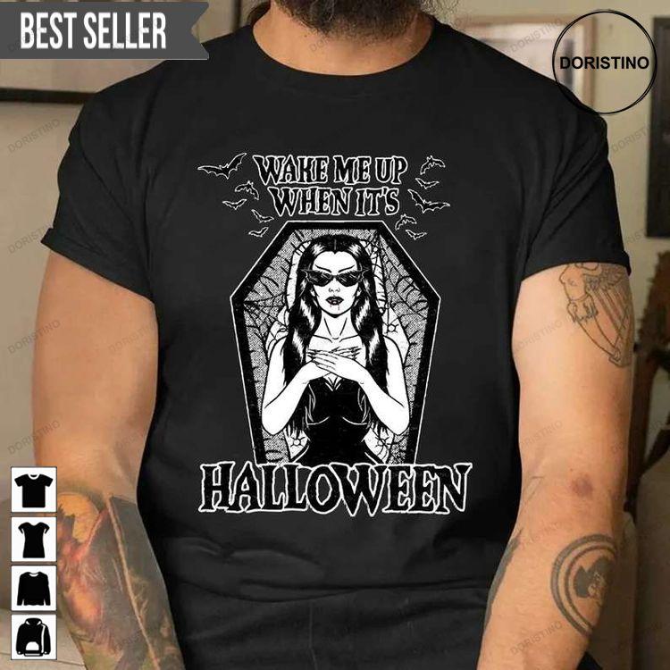 Wake Me Up When Its Halloween Tshirt Wake Me Up When Its Halloween Tshirt