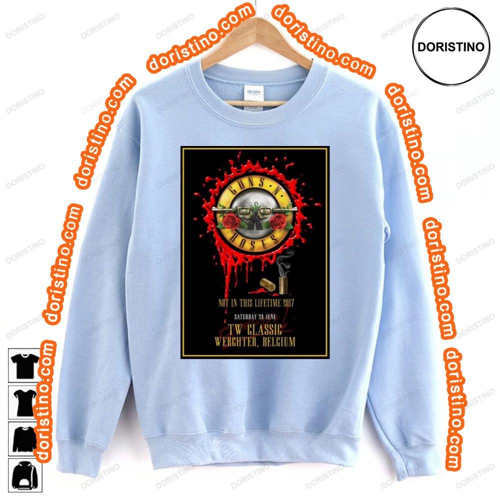 Guns N Roses Tw Werchter June 24 2017 Tshirt Guns N Roses Tw Werchter June 24 2017 Tshirt