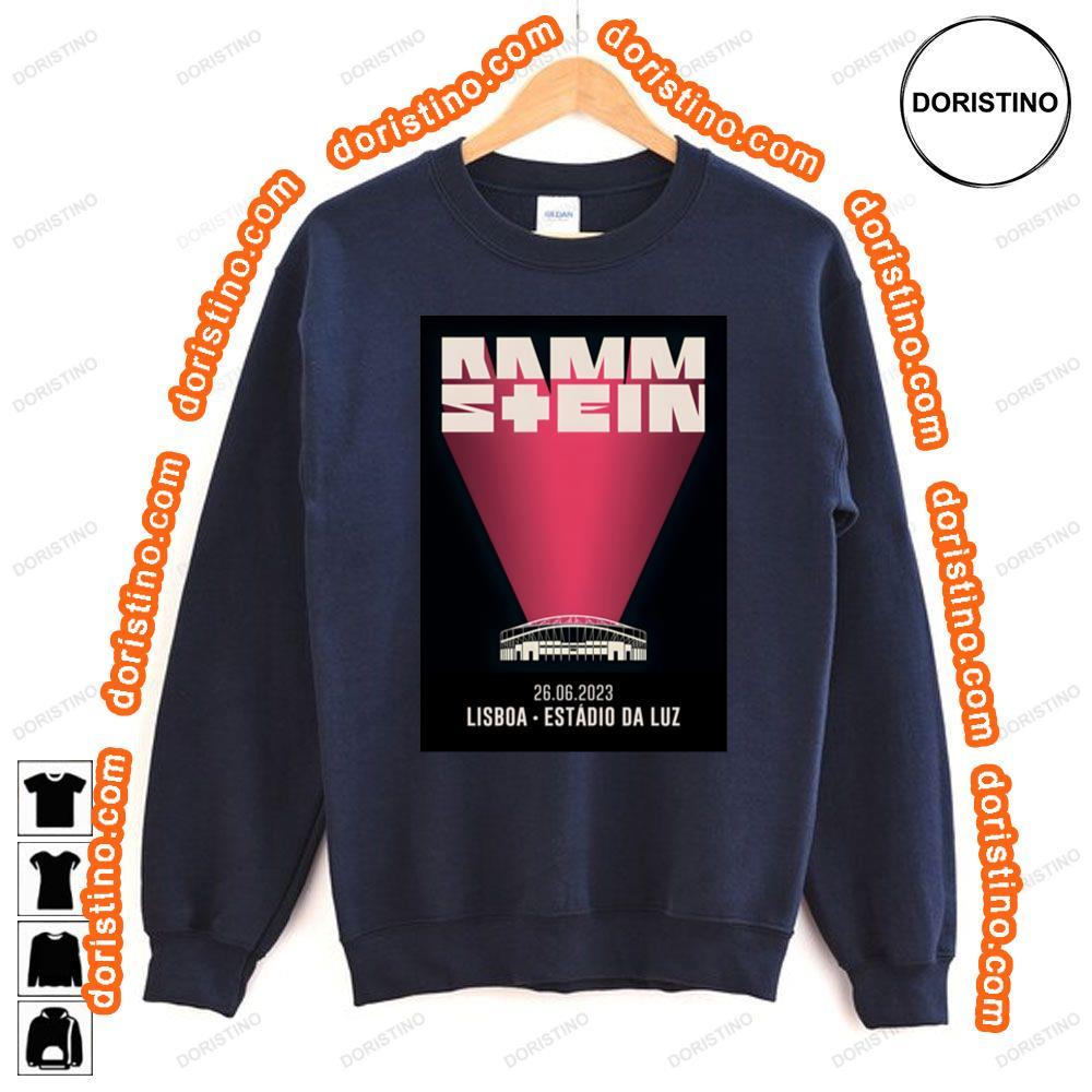 Rammstein Europe 2023 Portugal Lisbon Estdio Da Tshirt Rammstein Europe 2023 Portugal Lisbon Estdio Da Tshirt