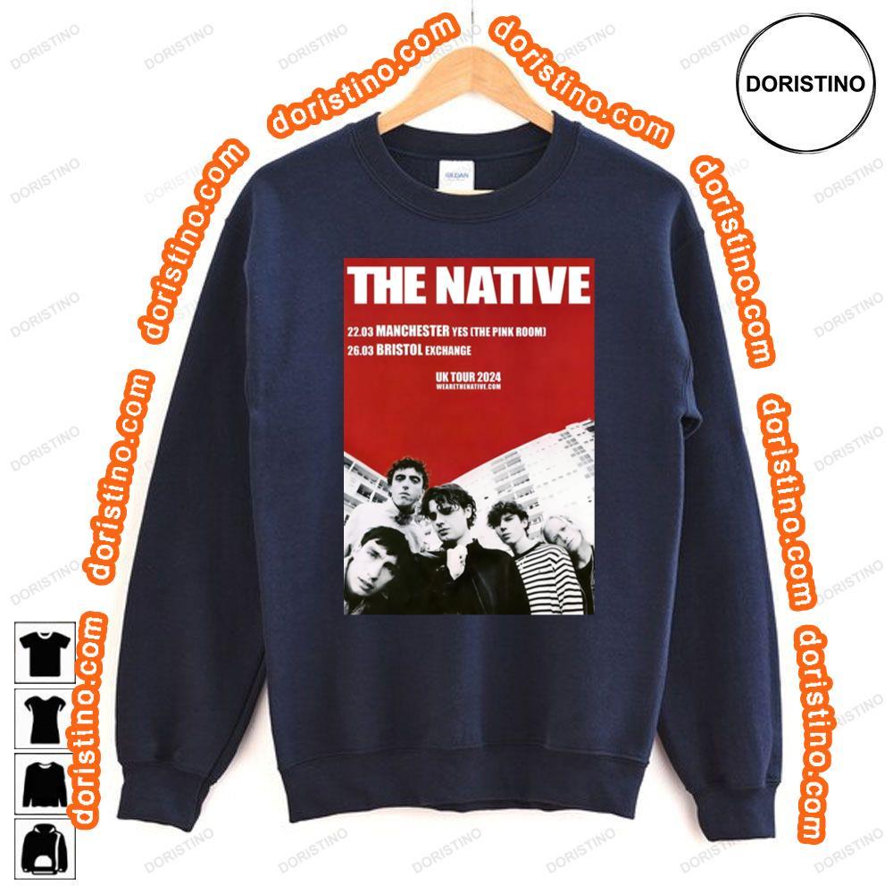 The Native Band Looking Back 2024 Uk Tour Awesome Shirt The Native Band Looking Back 2024 Uk Tour Awesome Shirt