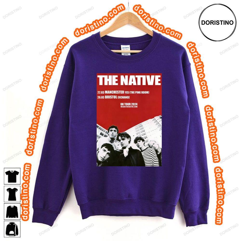 The Native Band Looking Back 2024 Uk Tour Awesome Shirt The Native Band Looking Back 2024 Uk Tour Awesome Shirt