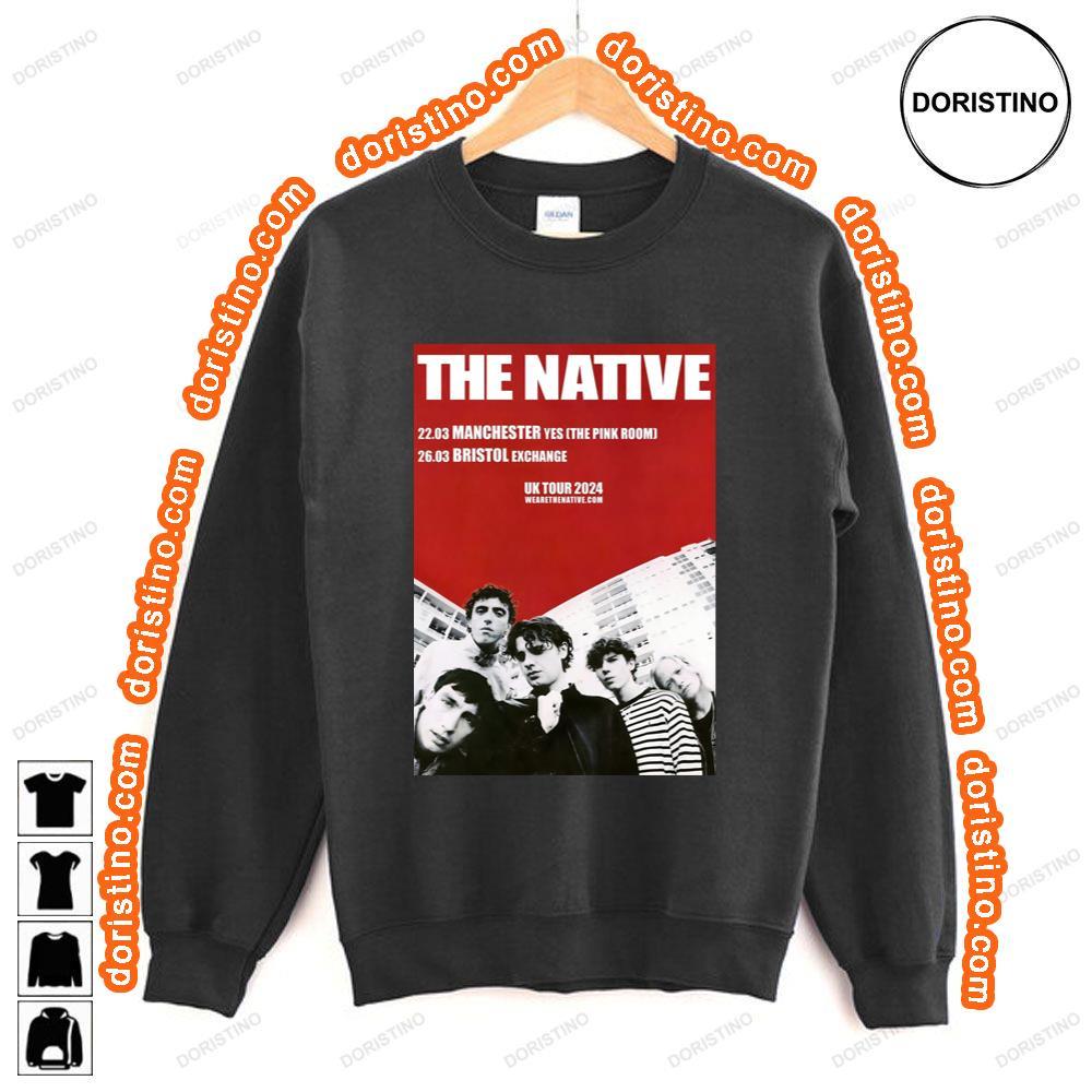 The Native Band Looking Back 2024 Uk Tour Awesome Shirt The Native Band Looking Back 2024 Uk Tour Awesome Shirt