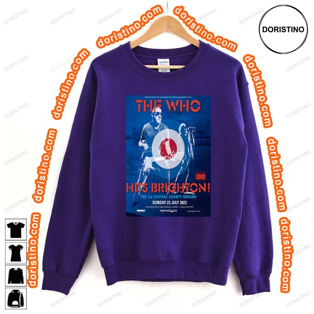 The Who Hits Brighton 2023 The 1st Central County Ground 23 July 2023 Shirt The Who Hits Brighton 2023 The 1st Central County Ground 23 July 2023 Shirt