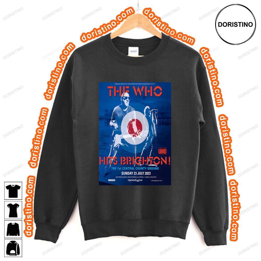 The Who Hits Brighton 2023 The 1st Central County Ground 23 July 2023 Shirt The Who Hits Brighton 2023 The 1st Central County Ground 23 July 2023 Shirt