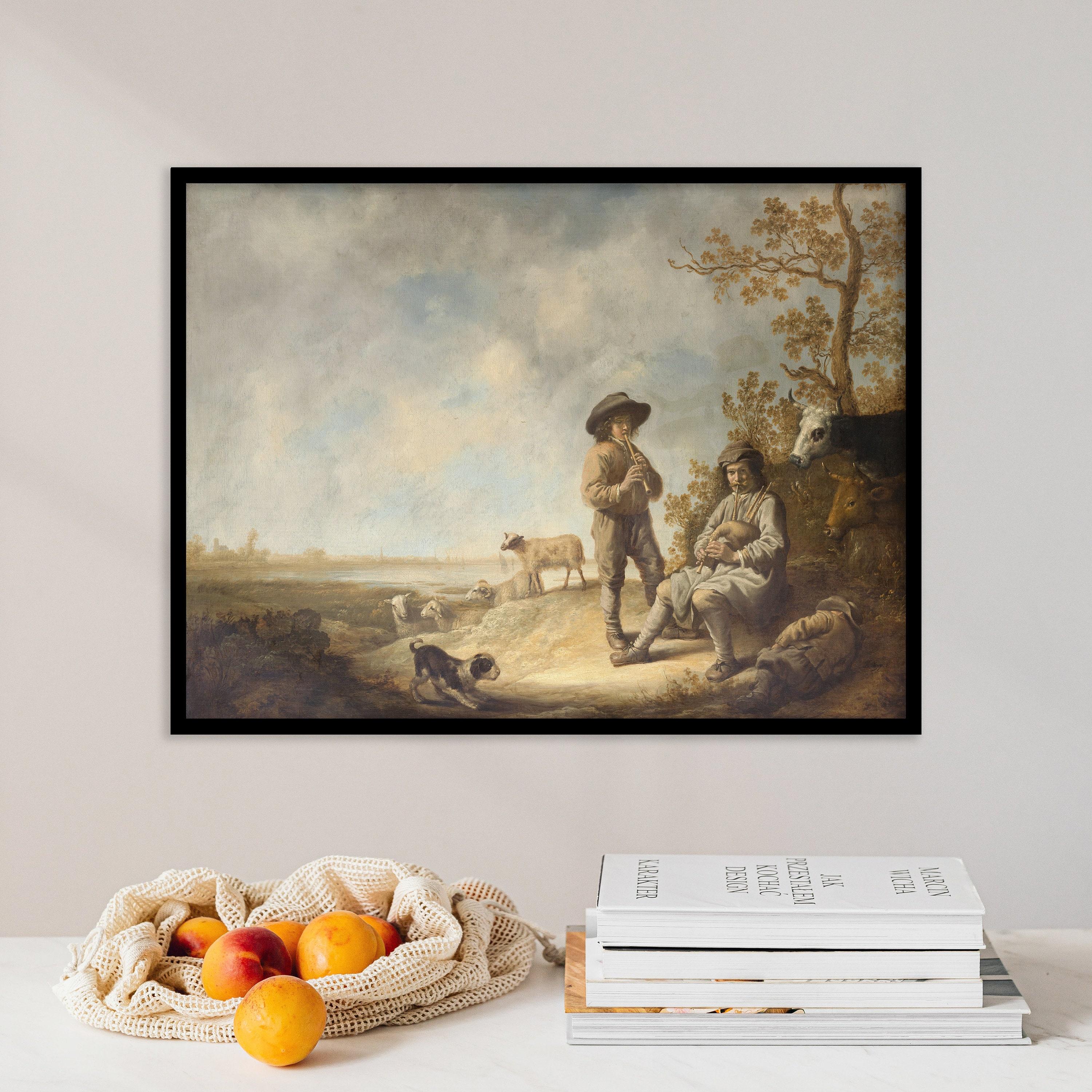 Aelbert Cuyp Piping Shepherds 1643 Landscape Limited Edition Posters (No Frame) Aelbert Cuyp Piping Shepherds 1643 Landscape Limited Edition Posters (No Frame)