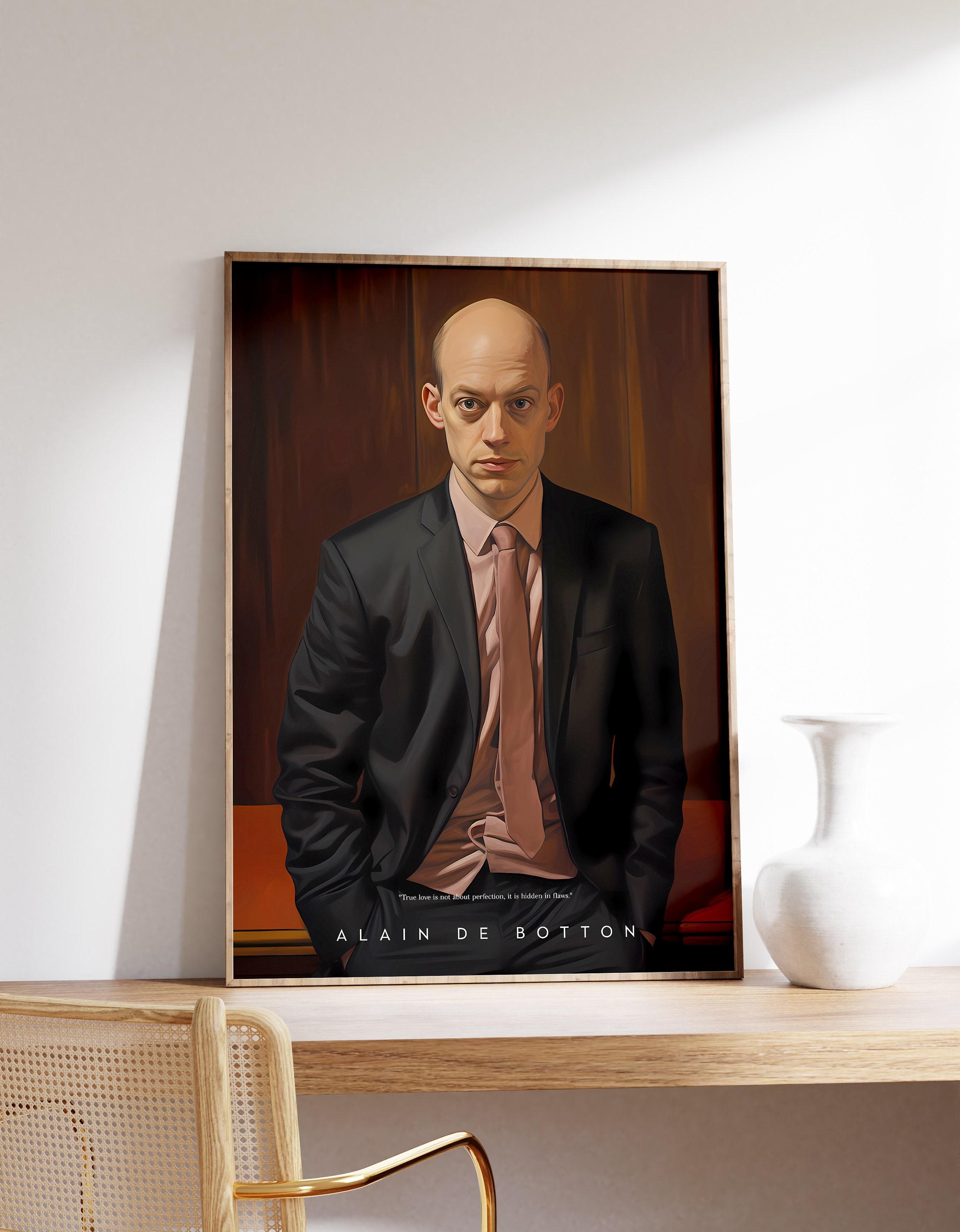 Alain De Botton Awesome Poster (No Frame) Alain De Botton Awesome Poster (No Frame)