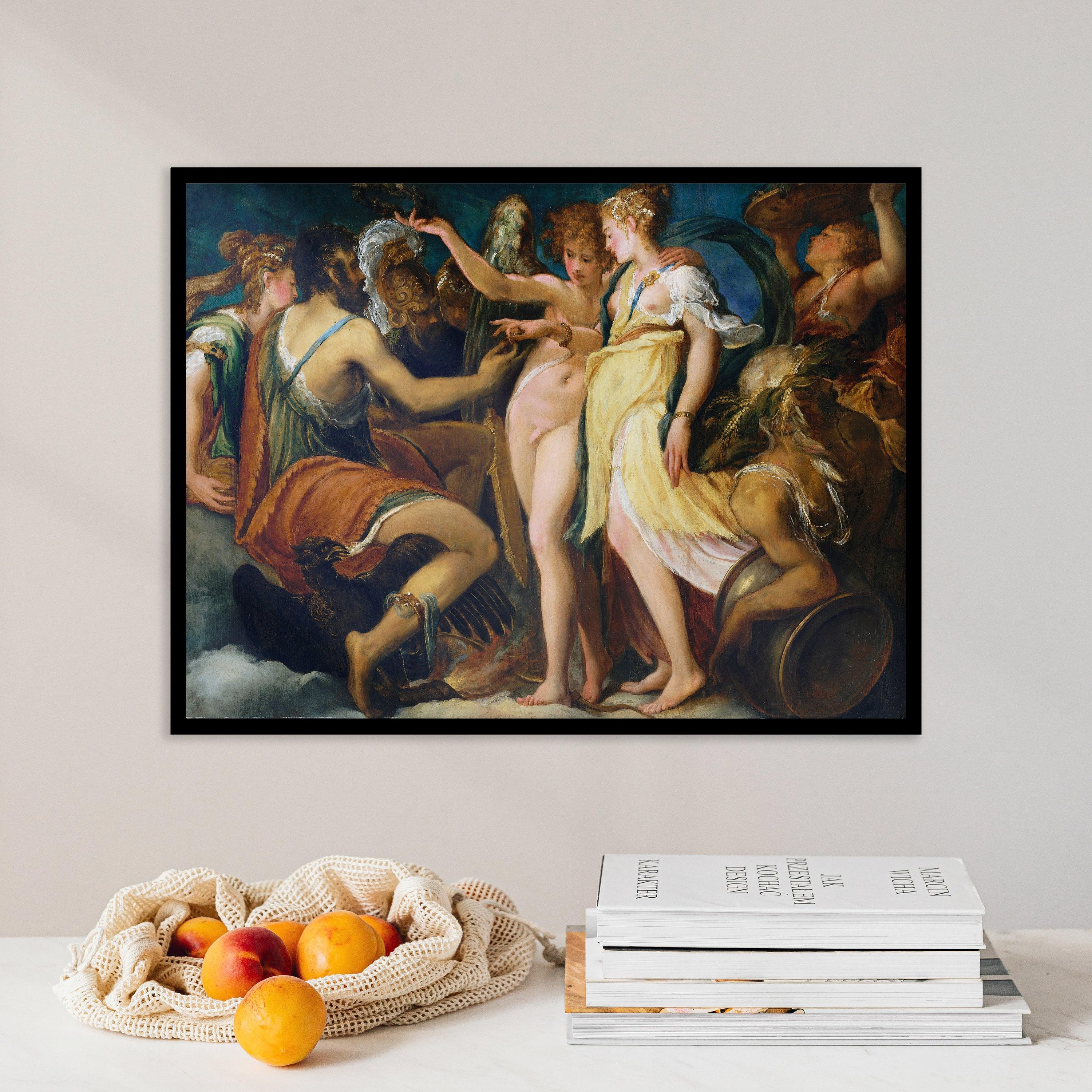 Andrea Schiavone The Marriage Of Cupid And Psyche 1540 Jupiter Mars Olympus Awesome Poster (No Frame) Andrea Schiavone The Marriage Of Cupid And Psyche 1540 Jupiter Mars Olympus Awesome Poster (No Frame)