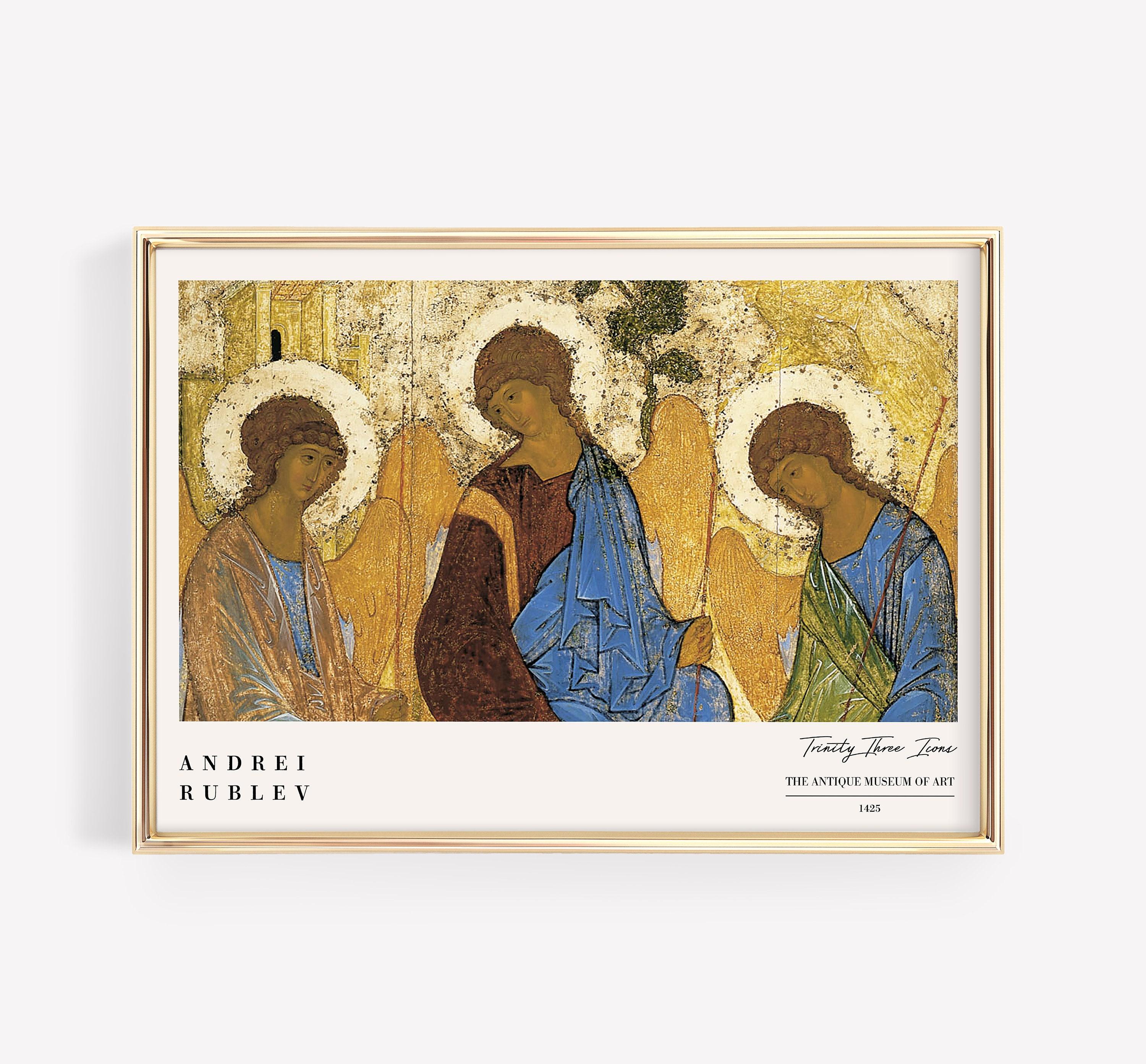 Andrei Rublev Trinity Threes 1425 Art Antique Limited Edition Posters (No Frame) Andrei Rublev Trinity Threes 1425 Art Antique Limited Edition Posters (No Frame)