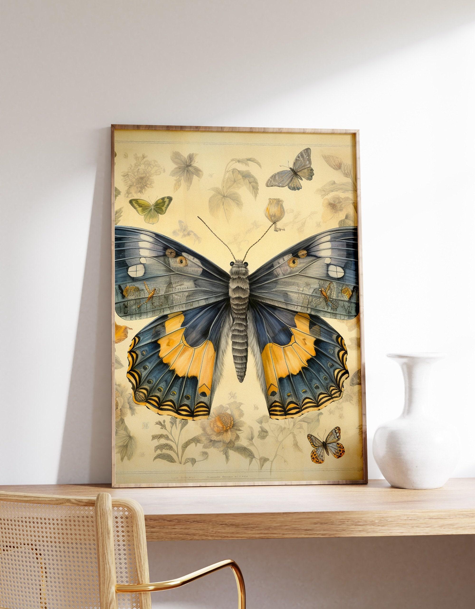 Antique Moth Cottagecore Awesome Poster (No Frame) Antique Moth Cottagecore Awesome Poster (No Frame)