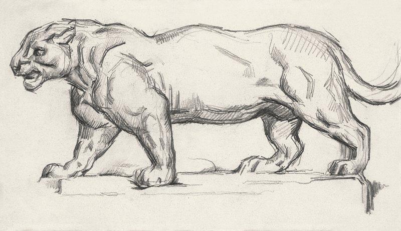 Big Cat Artwork Vintage Cat Awesome Poster (No Frame) Big Cat Artwork Vintage Cat Awesome Poster (No Frame)