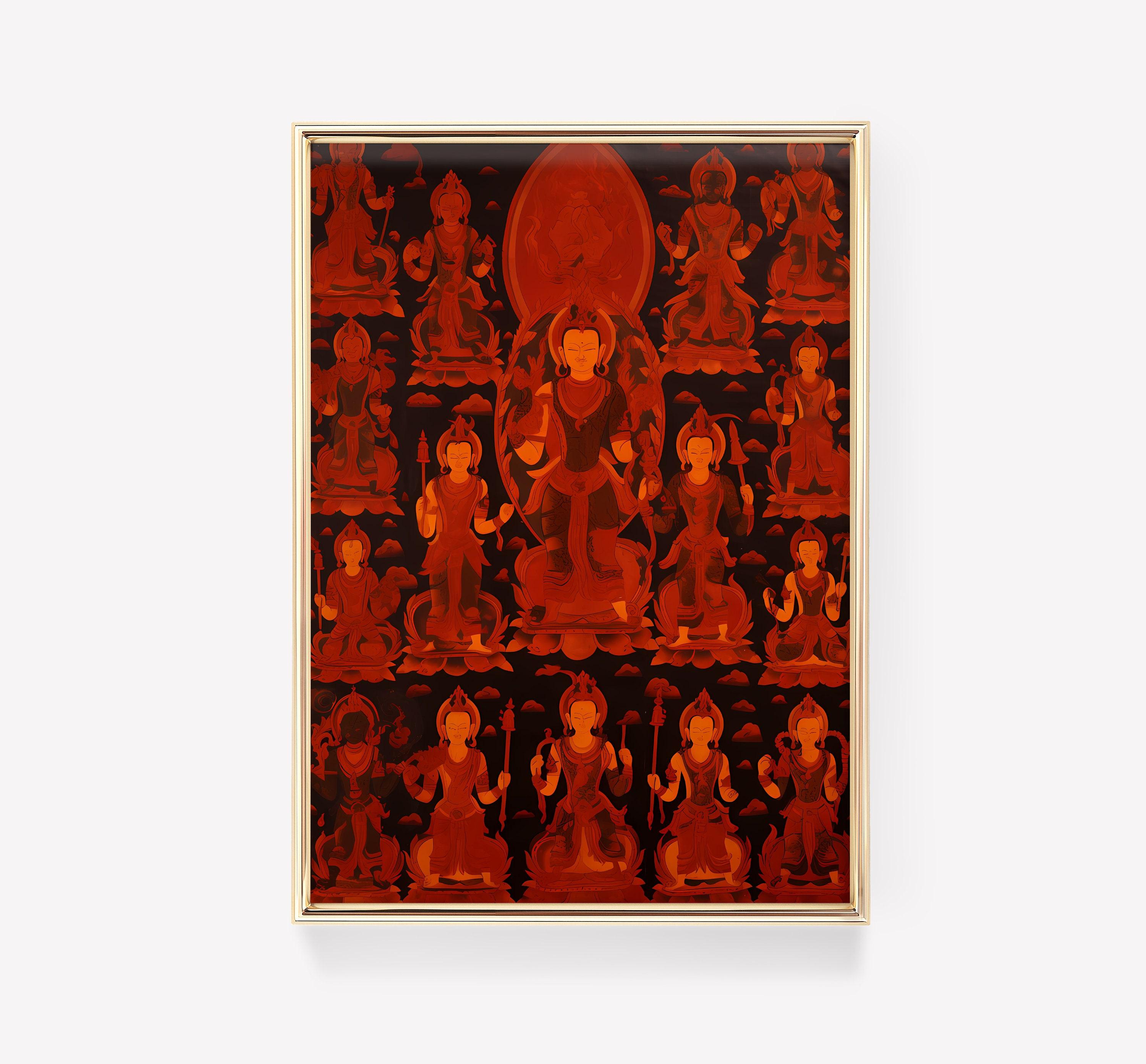 Buddhist Art 6 Trending Style Poster (No Frame)