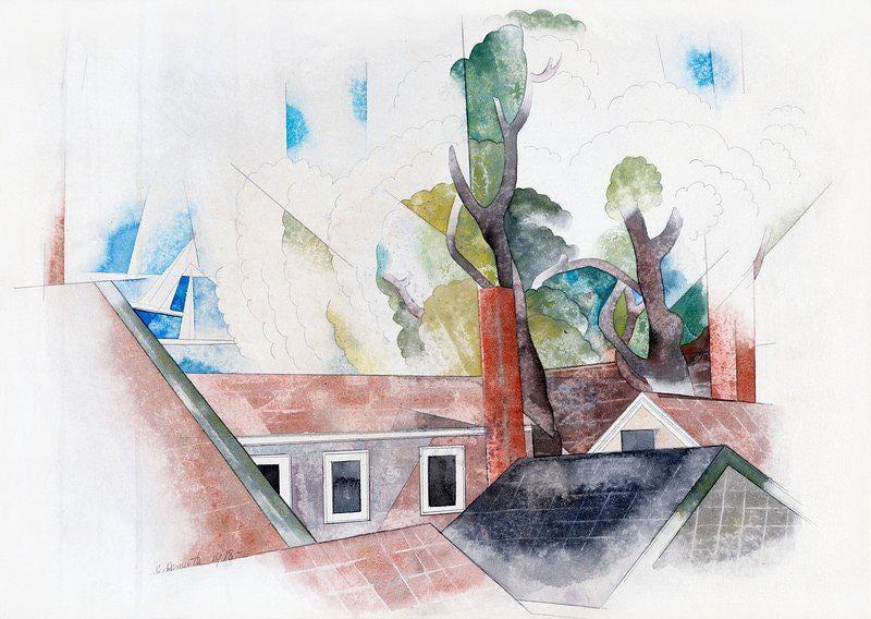 Charles Demuth Rooftrees 1921 Limited Edition Posters (No Frame) Charles Demuth Rooftrees 1921 Limited Edition Posters (No Frame)
