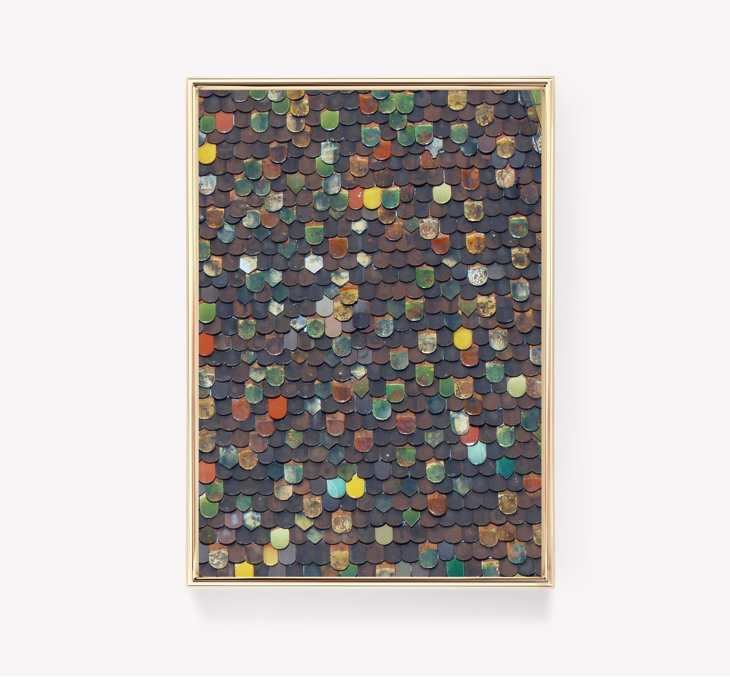 Colorful Roof Art Vibrant Tile Trending Style Poster (No Frame) Colorful Roof Art Vibrant Tile Trending Style Poster (No Frame)