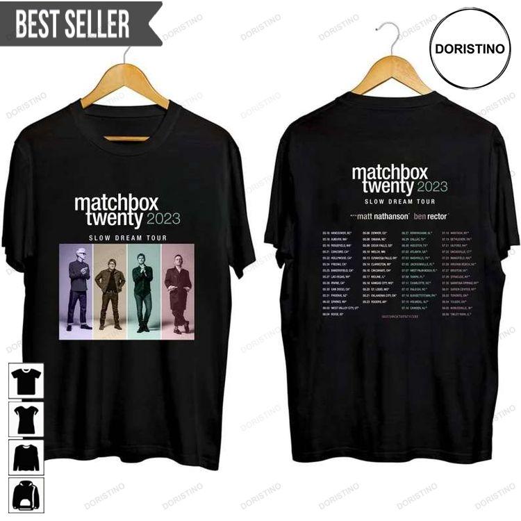Matchbox Twenty Slow Dream Tour 2023 Short-sleeve Shirt Matchbox Twenty Slow Dream Tour 2023 Short-sleeve Shirt