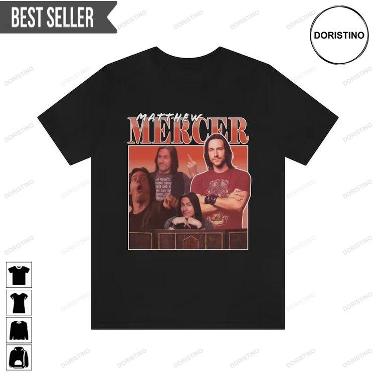 Matt Mercer Critical Role Tv Show Tshirt Matt Mercer Critical Role Tv Show Tshirt