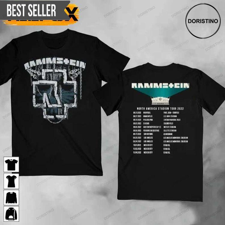 Rammstein North America Stadium Tour 2022 5x505 Shirt