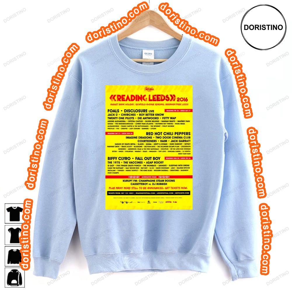 Reading Leeds Festival 2016 Red Hot Chili Peppers Foals Awesome Shirt Reading Leeds Festival 2016 Red Hot Chili Peppers Foals Awesome Shirt