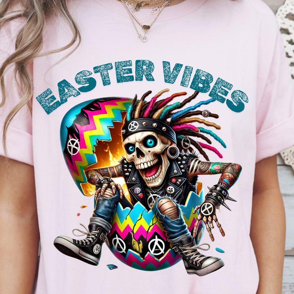 Afro Skeleton Easter Shirt