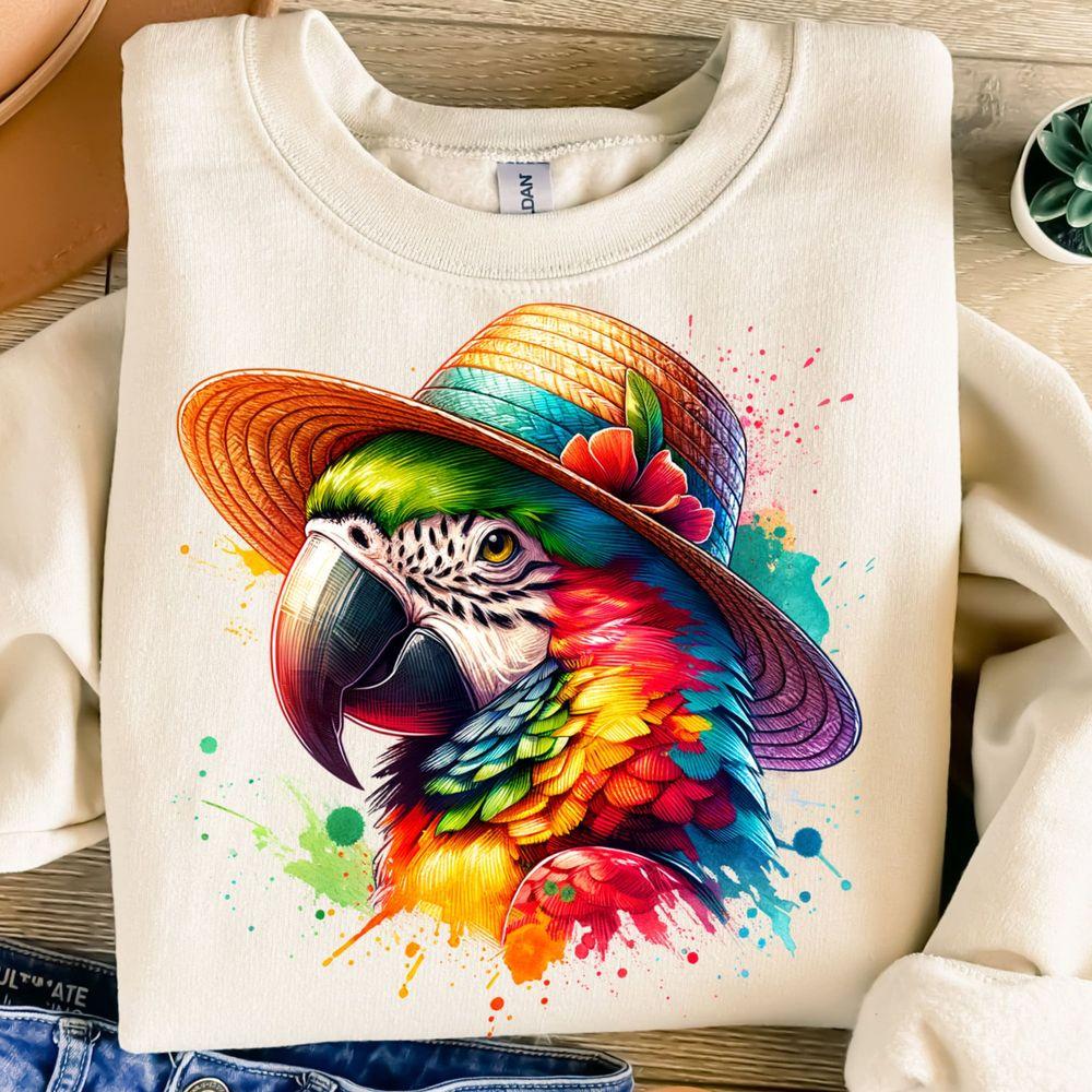 Colorful Parrot Tshirt