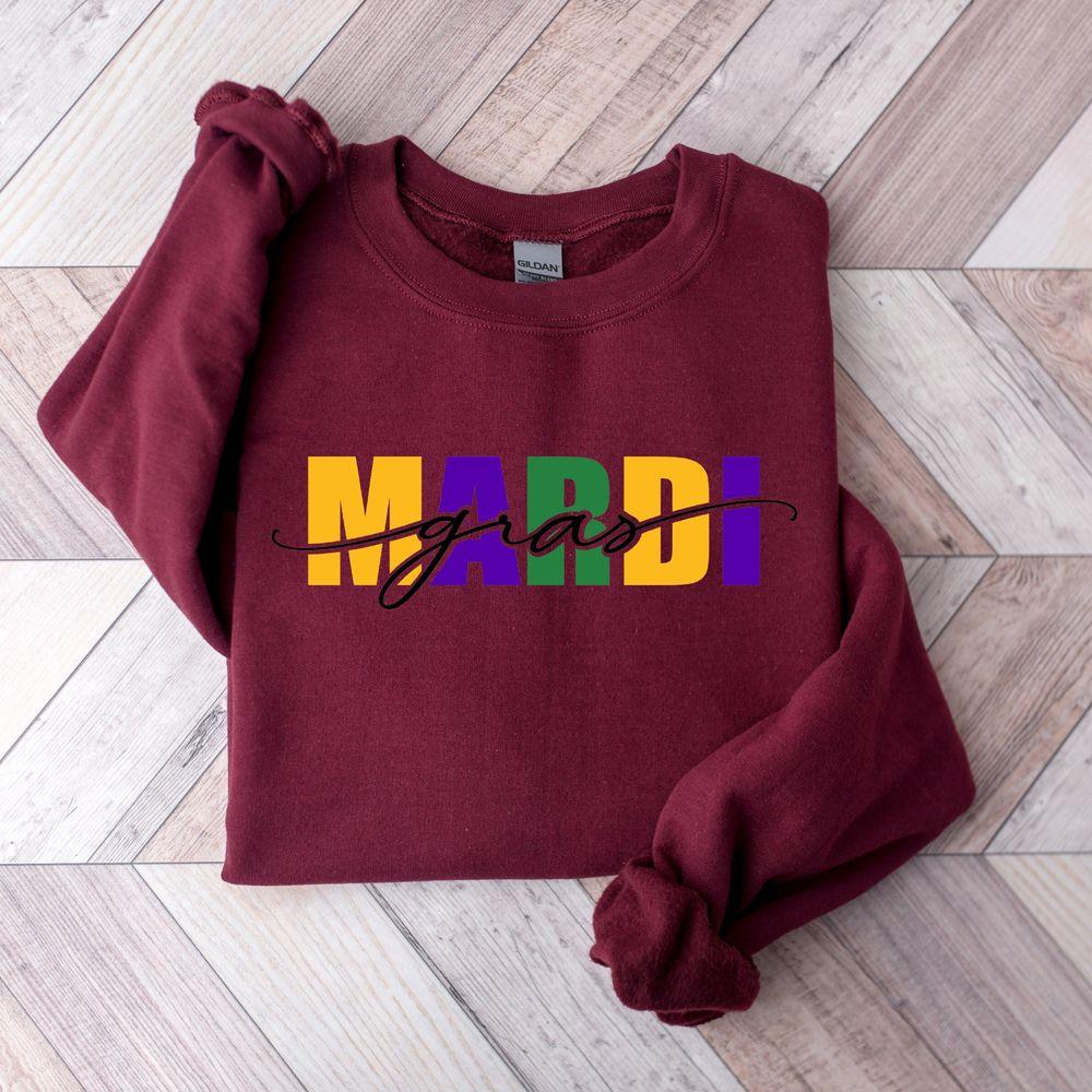 Mardi Gras Multi Colored Awesome Shirt