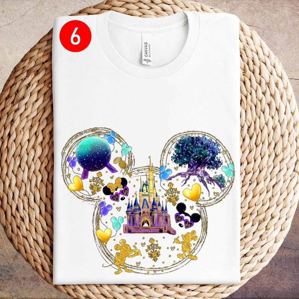 Mickey And Minnie Matching Sunglasses Disneyworld Family Trip Awesome Shirt