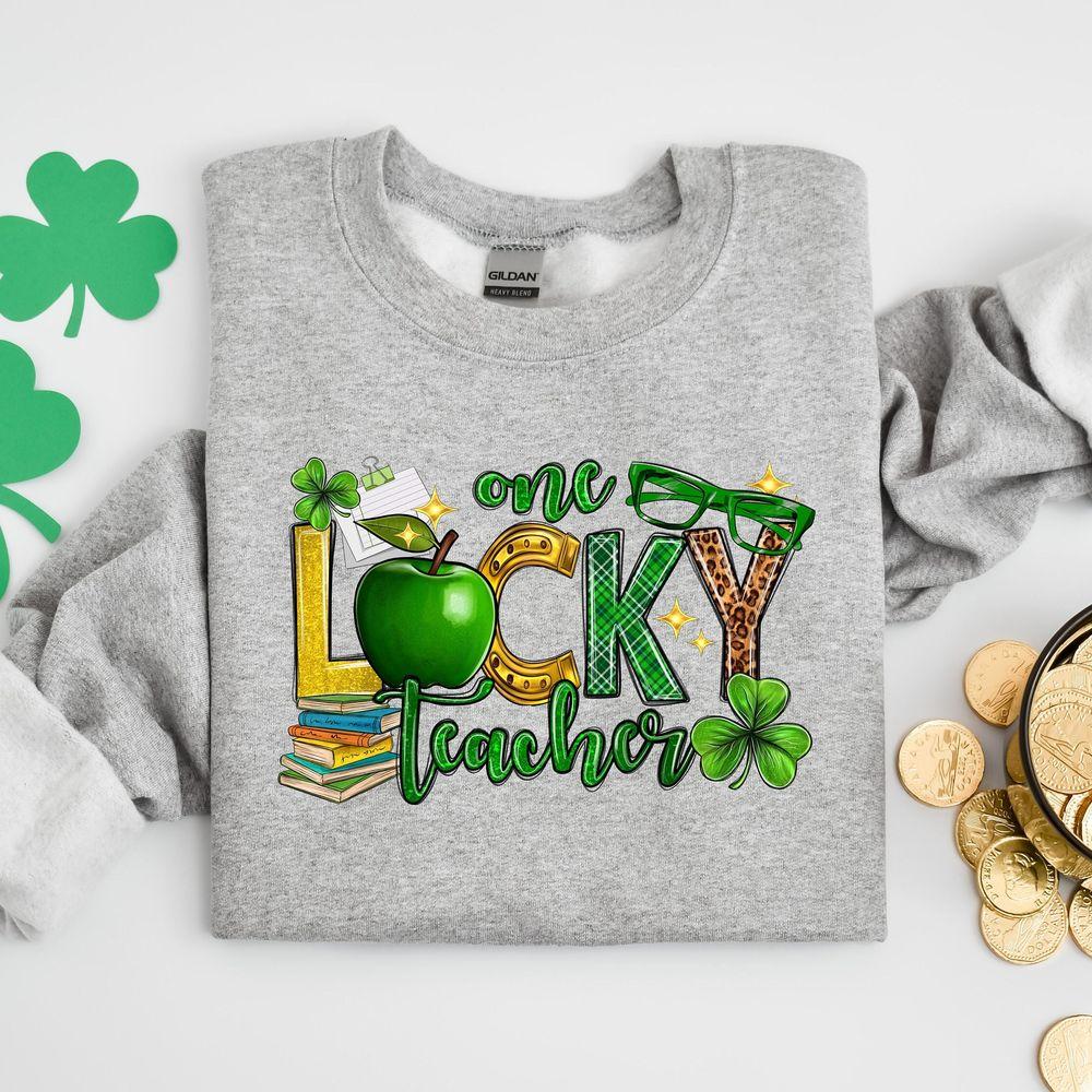 One Lucky Teacher Shirt