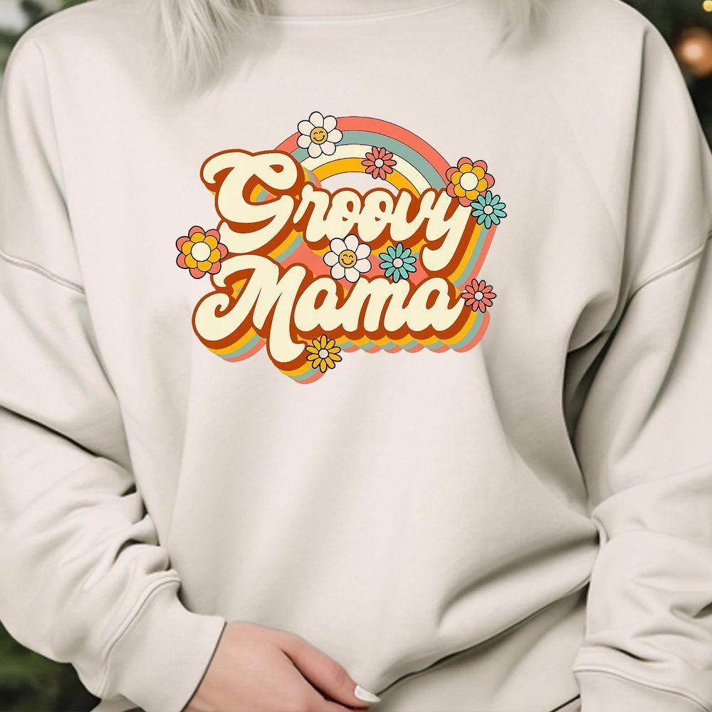 Retro Groovy Mama Family Birthday 60s 70s Hippie Costume Awesome Shirt Retro Groovy Mama Family Birthday 60s 70s Hippie Costume Awesome Shirt