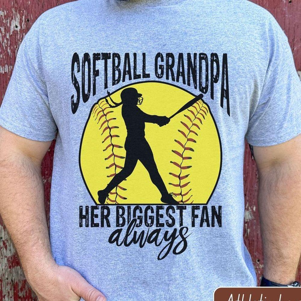 Softball Grandpa Papa Softball 5 Awesome Shirt Softball Grandpa Papa Softball 5 Awesome Shirt