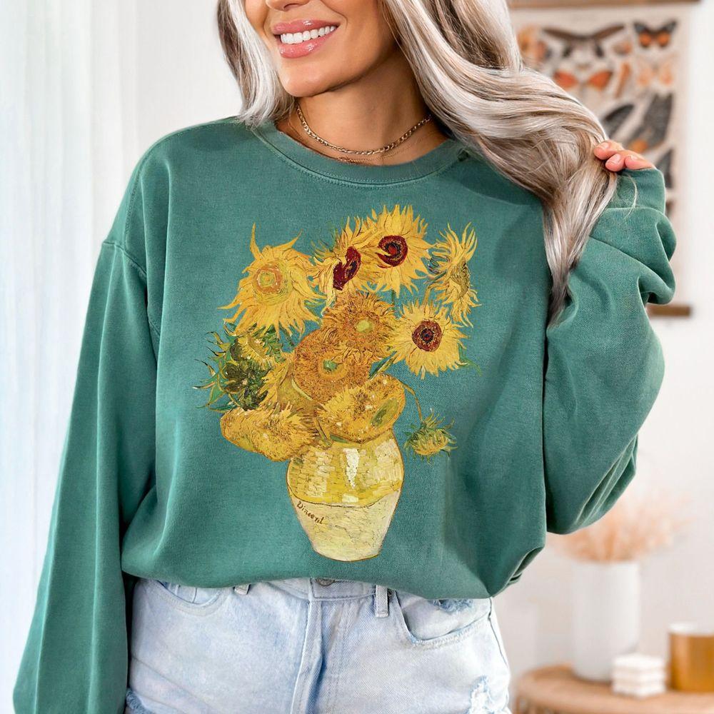 Van Gogh Sunflowers Tshirt Van Gogh Sunflowers Tshirt