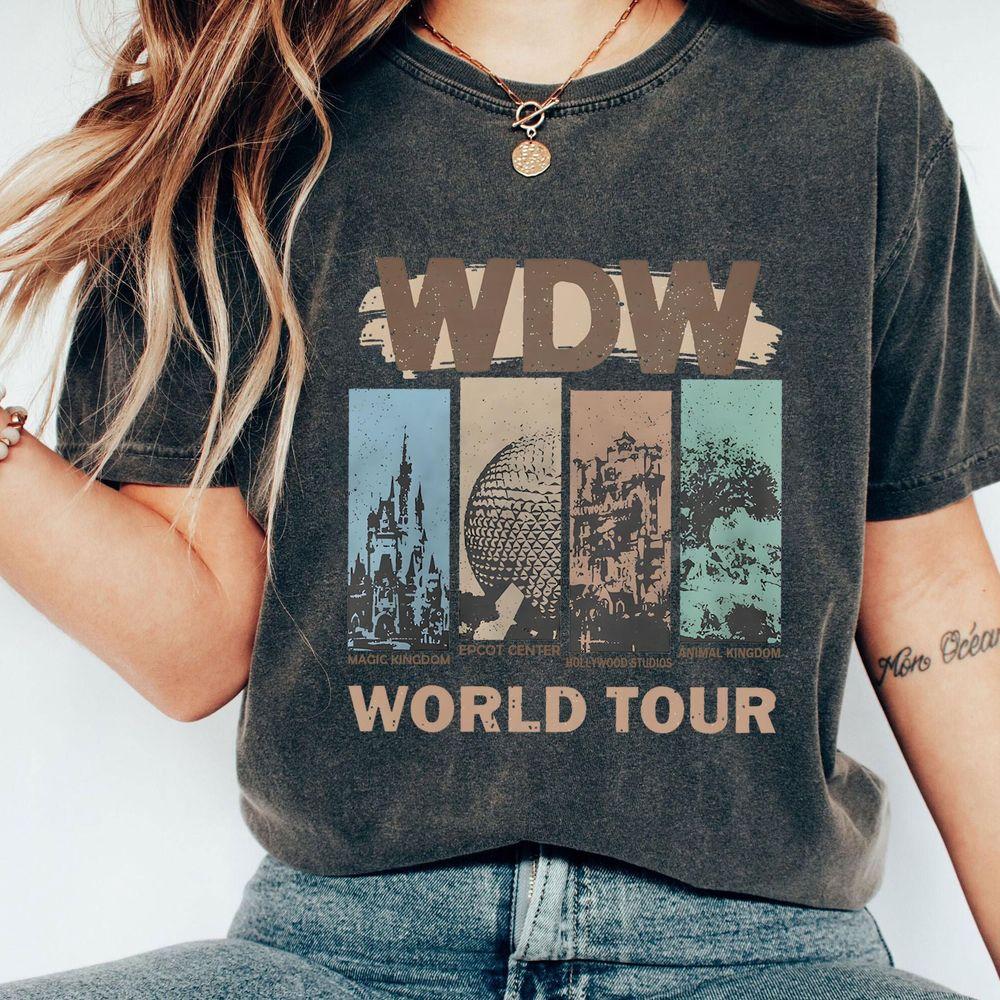 Vintage Wdw World Tour Tshirt Vintage Wdw World Tour Tshirt