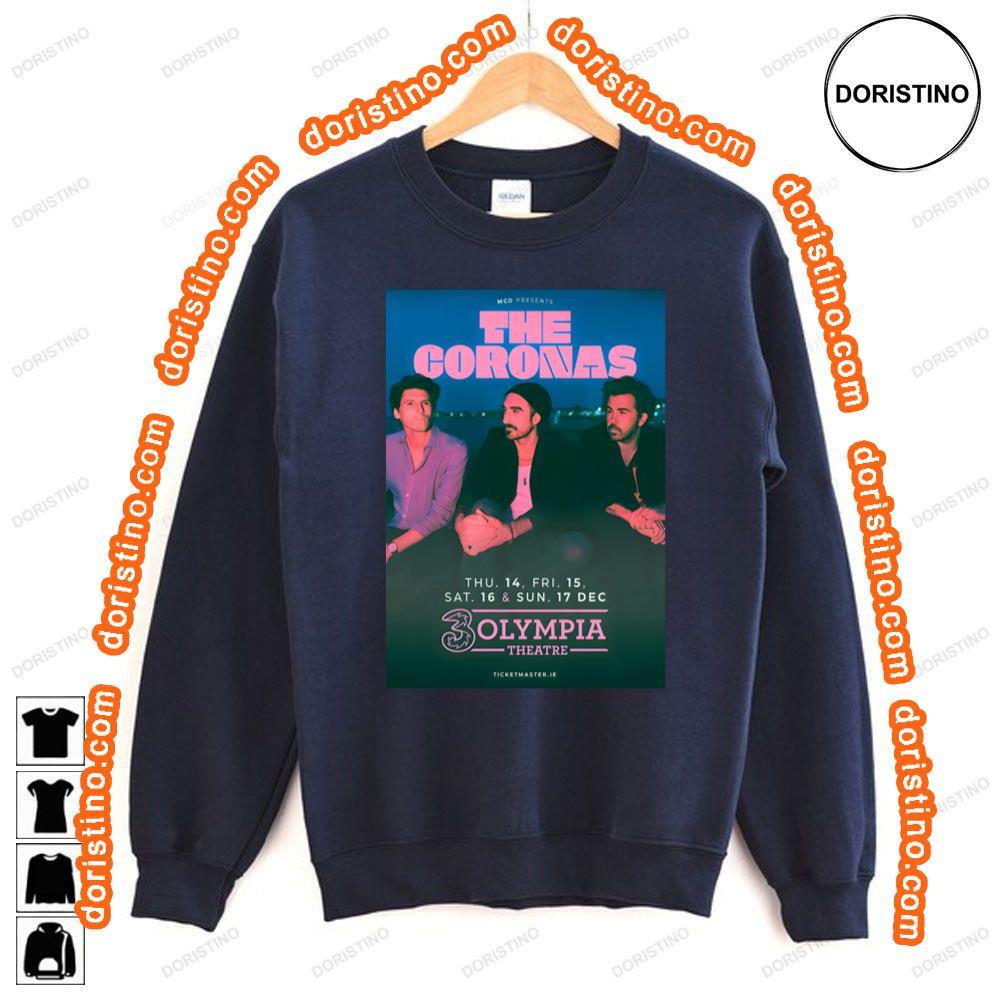 The Coronas Time Stopped Dublin 3 Olympia Theatre Tshirt The Coronas Time Stopped Dublin 3 Olympia Theatre Tshirt