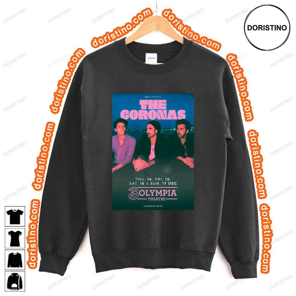 The Coronas Time Stopped Dublin 3 Olympia Theatre Tshirt The Coronas Time Stopped Dublin 3 Olympia Theatre Tshirt
