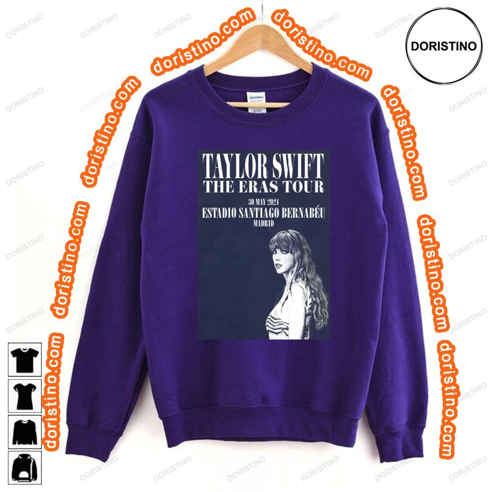 Taylor Swift Eras Stadium 30 May 2024 World Tour Estadio Santiago Bernabu Madrid Tshirt Taylor Swift Eras Stadium 30 May 2024 World Tour Estadio Santiago Bernabu Madrid Tshirt