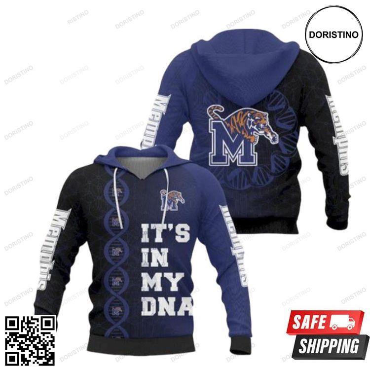 Memphis Tigers Its In My Dna All Over Print Hoodie Memphis Tigers Its In My Dna All Over Print Hoodie