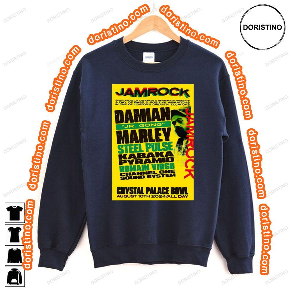 Damian Marley Jamrock London Crystal Palace Bowl 10 August 2024 Awesome Shirt Damian Marley Jamrock London Crystal Palace Bowl 10 August 2024 Awesome Shirt