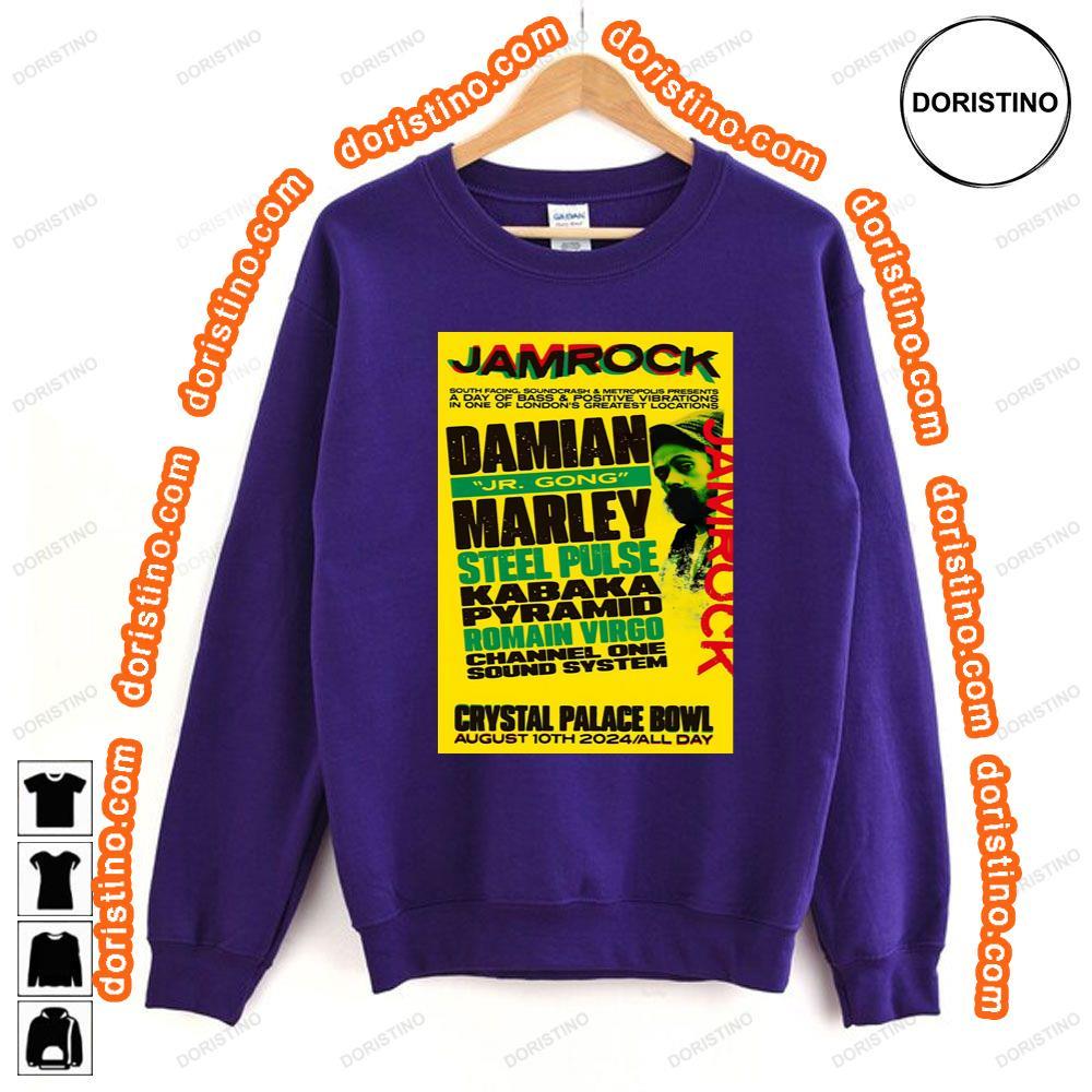 Damian Marley Jamrock London Crystal Palace Bowl 10 August 2024 Awesome Shirt Damian Marley Jamrock London Crystal Palace Bowl 10 August 2024 Awesome Shirt