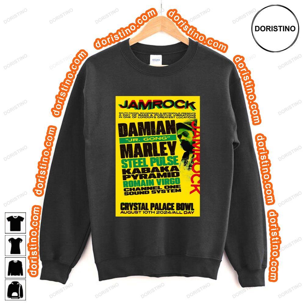 Damian Marley Jamrock London Crystal Palace Bowl 10 August 2024 Awesome Shirt Damian Marley Jamrock London Crystal Palace Bowl 10 August 2024 Awesome Shirt
