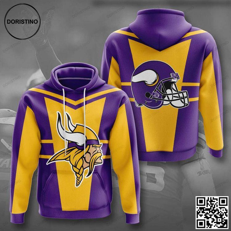 Minnesota Vikings Custom Sport 3 Limited Edition 3D Hoodie