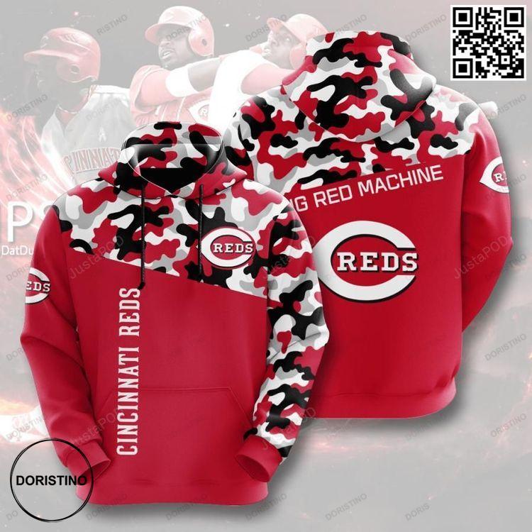 Mlb Cincinnati Reds Style 10 Awesome 3D Hoodie Mlb Cincinnati Reds Style 10 Awesome 3D Hoodie