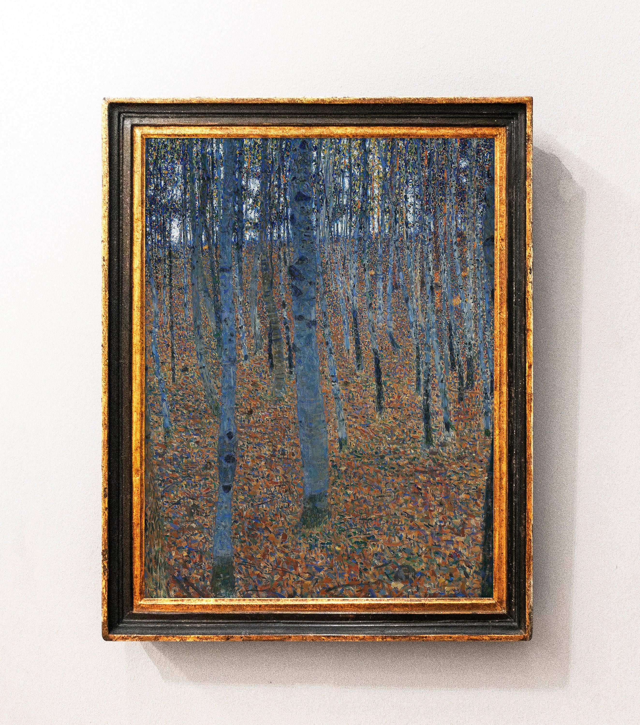 Gustav Klimt Beech Grove I 1902 Trending Style Poster (No Frame)