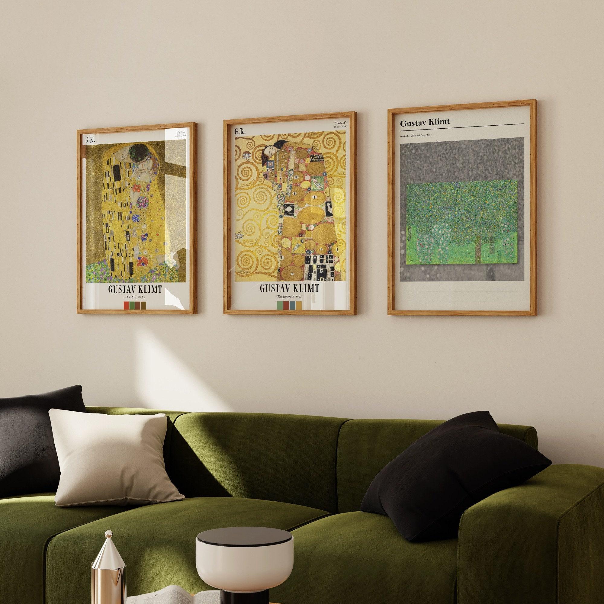 Gustav Klimt Set Of 3 23 Limited Edition Posters (No Frame) Gustav Klimt Set Of 3 23 Limited Edition Posters (No Frame)