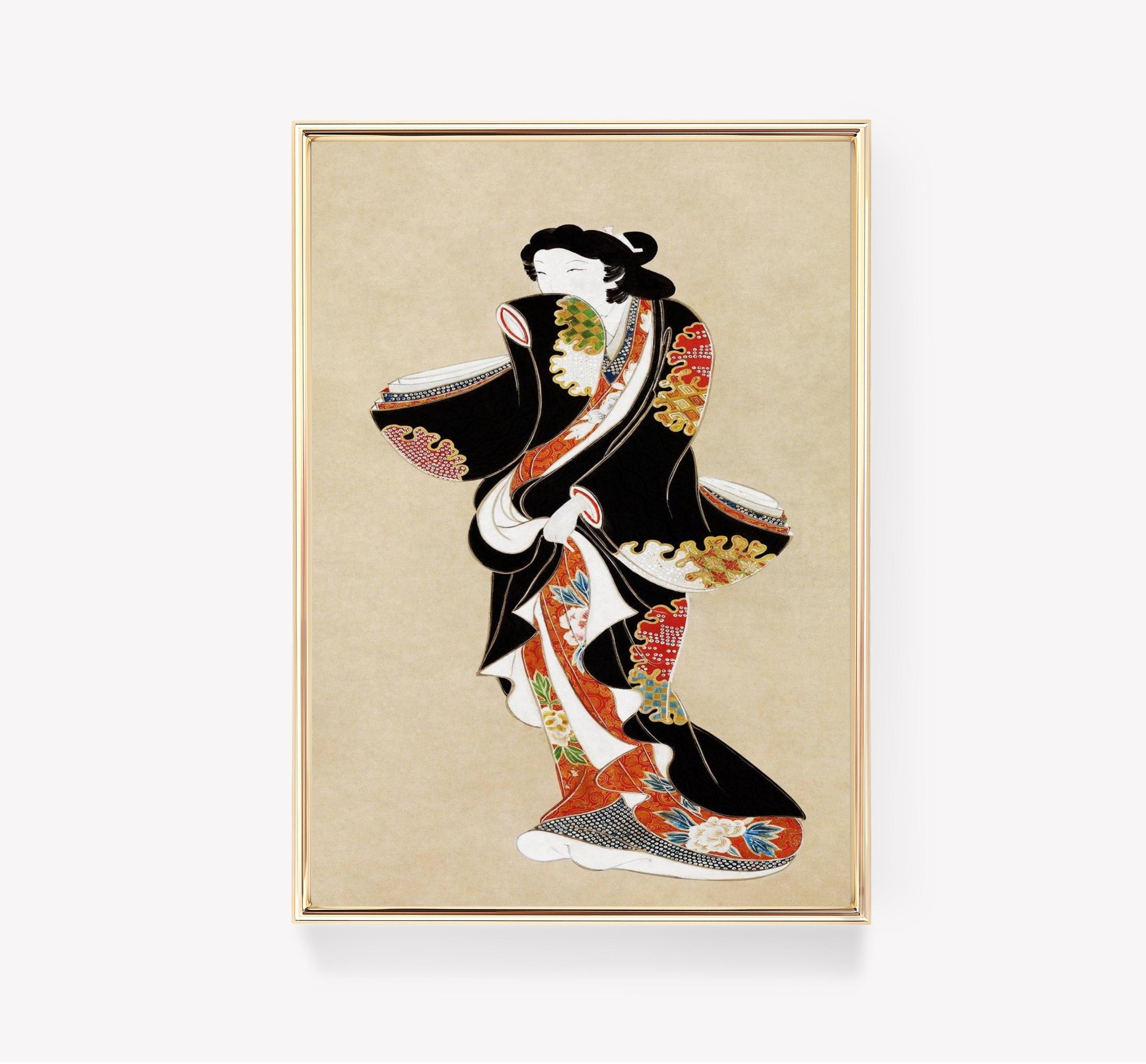 Ito Jakuchu Courtesan Traditional Awesome Poster (No Frame) Ito Jakuchu Courtesan Traditional Awesome Poster (No Frame)