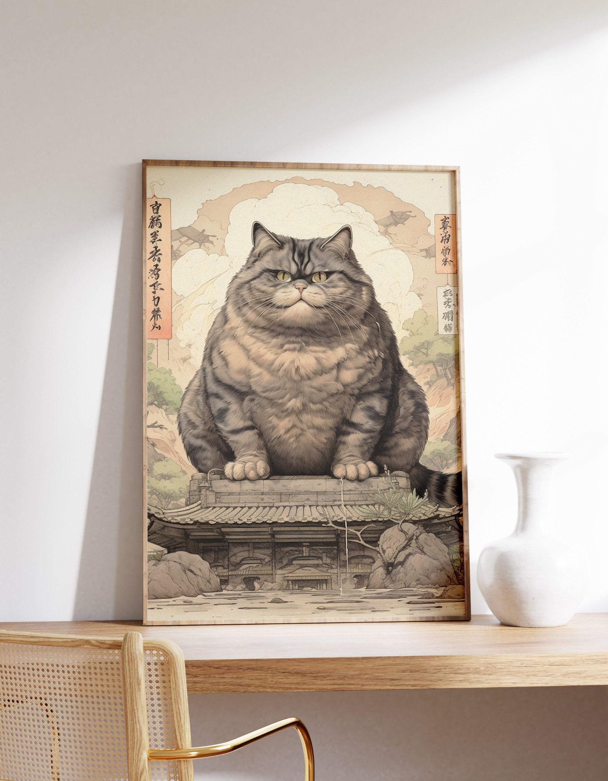 Japanese Fat Cat 5 Trending Style Poster (No Frame) Japanese Fat Cat 5 Trending Style Poster (No Frame)