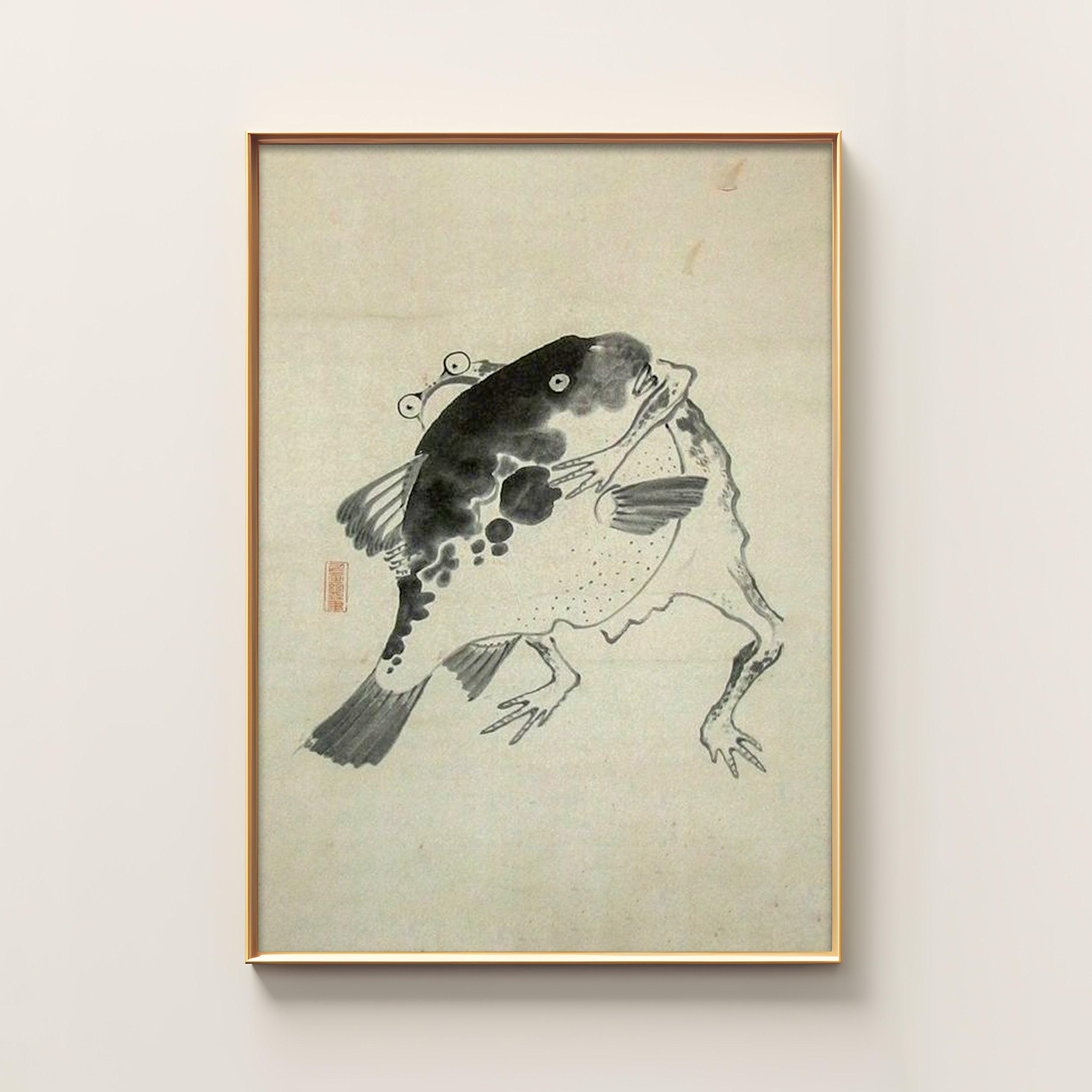 Japanese Frog Art Limited Edition Posters (No Frame) Japanese Frog Art Limited Edition Posters (No Frame)