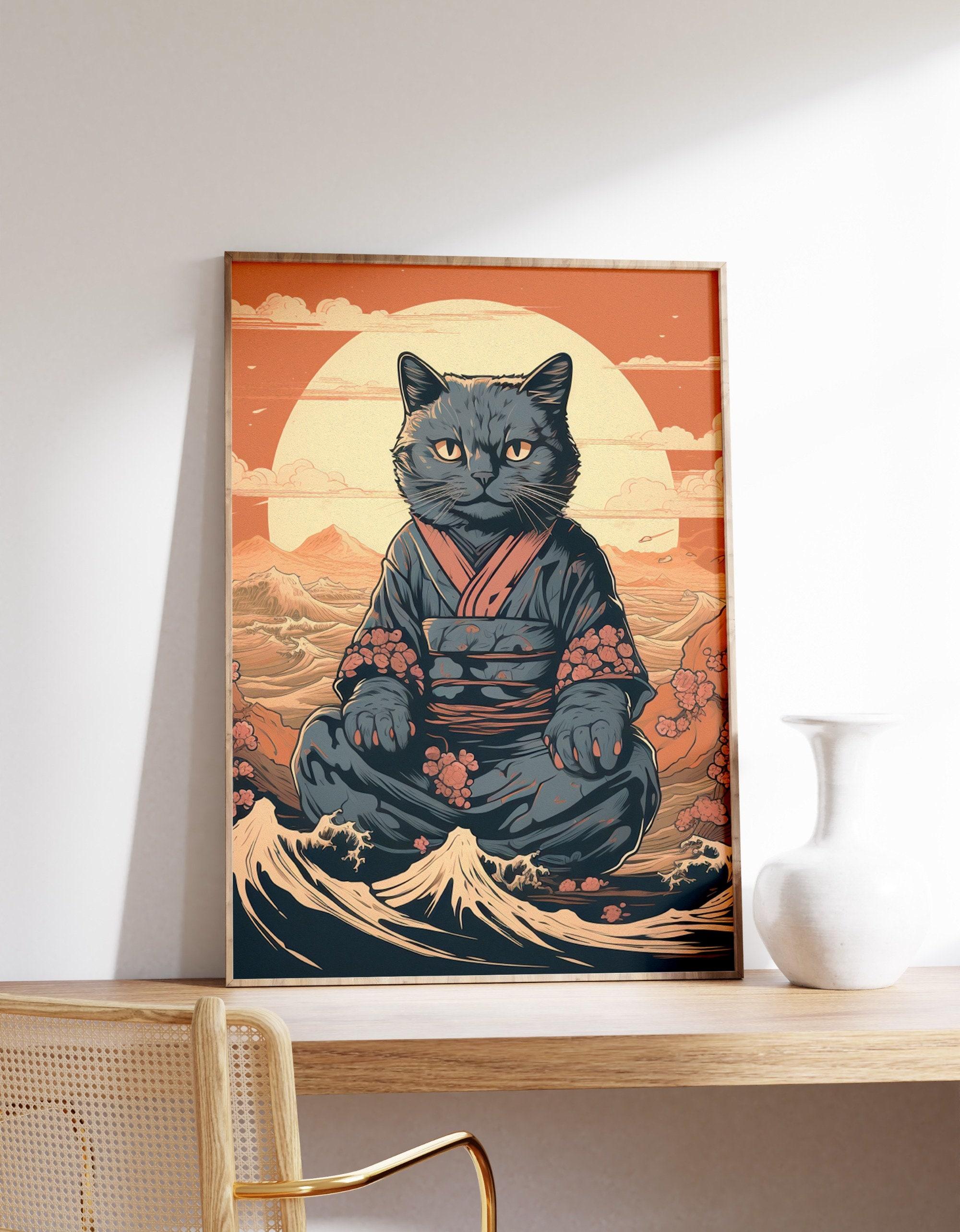 Japanese Funny Cat Limited Edition Posters (No Frame) Japanese Funny Cat Limited Edition Posters (No Frame)