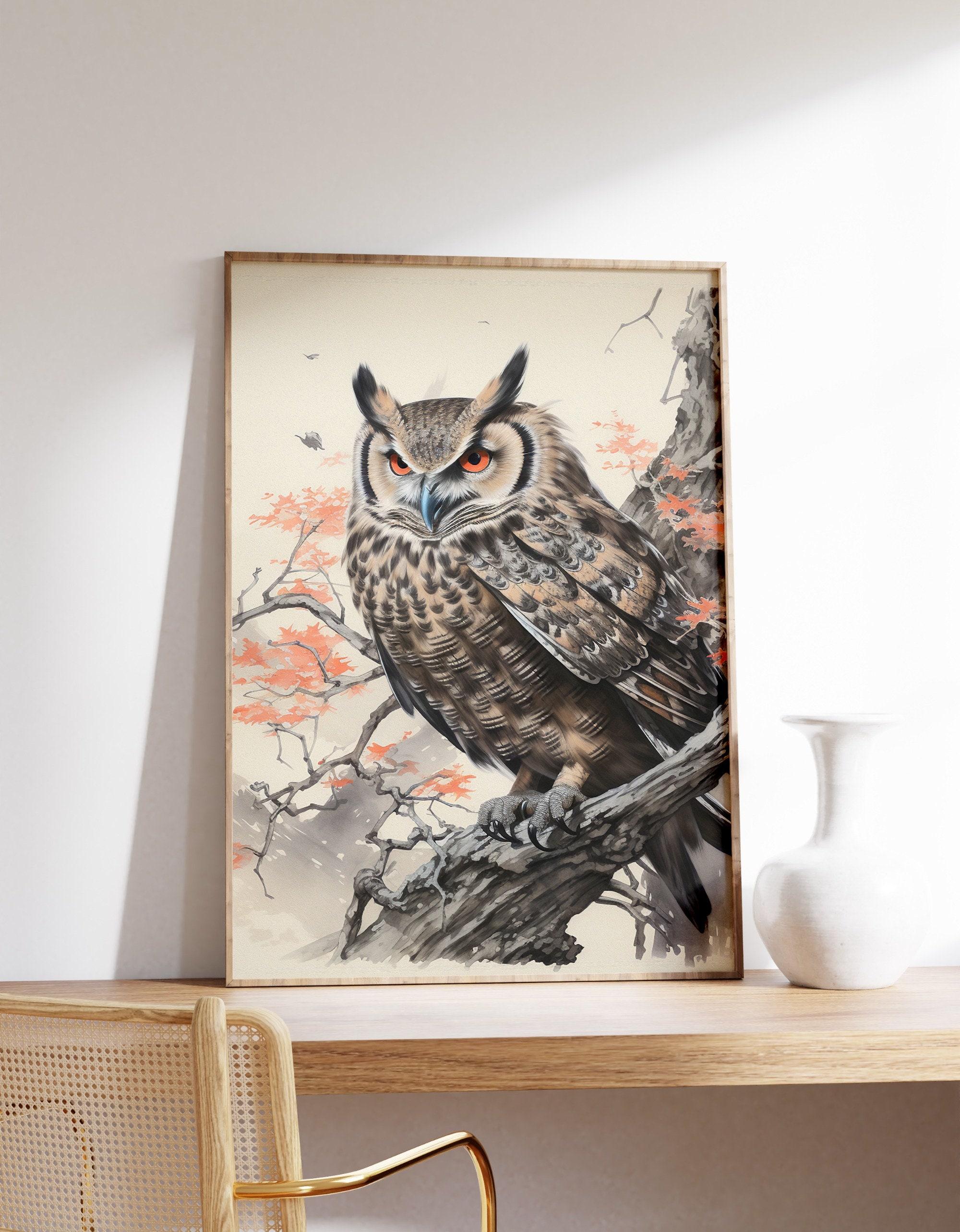 Japanese Owl 2 Awesome Poster (No Frame) Japanese Owl 2 Awesome Poster (No Frame)